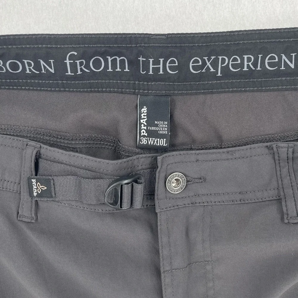 Prana Stretch Zion Shorts Men's 36 Gray Cargo Utility 10